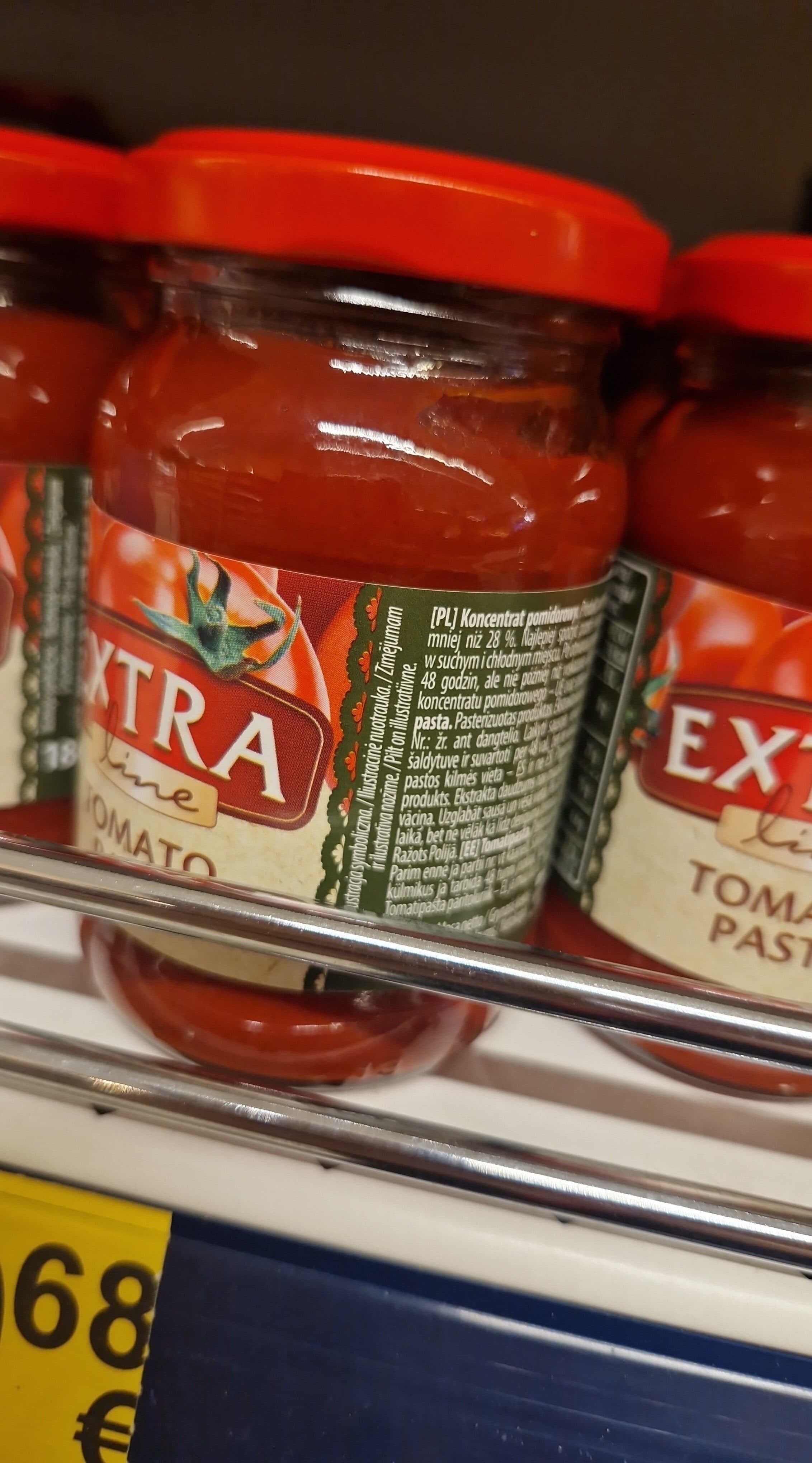 pomidorų pasta packshot