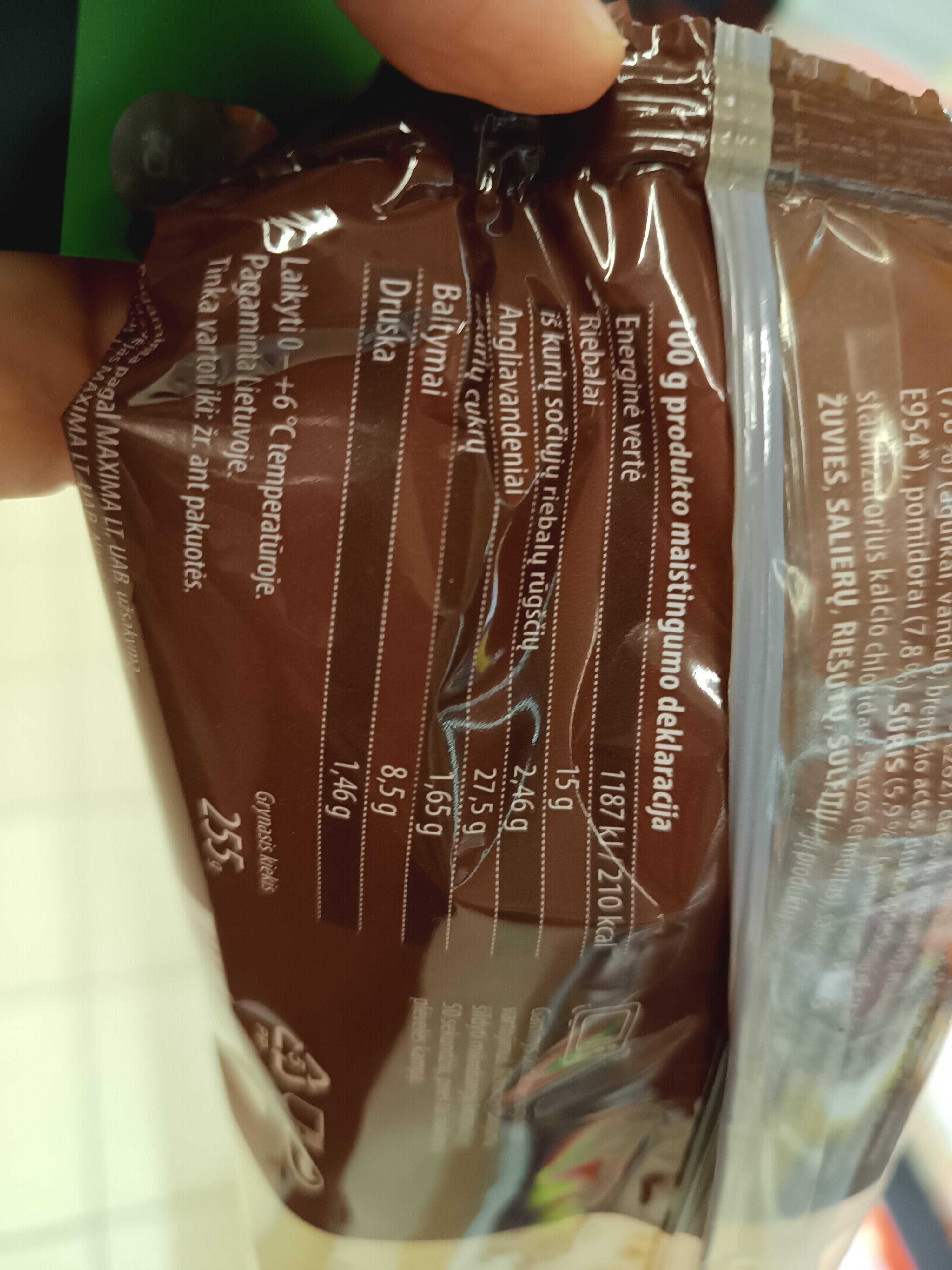 Meistro Kokybė (Maxima) Sumuštinis su rūkytu kiaulienos kumpiu, daržovėmis ir sūriu packshot