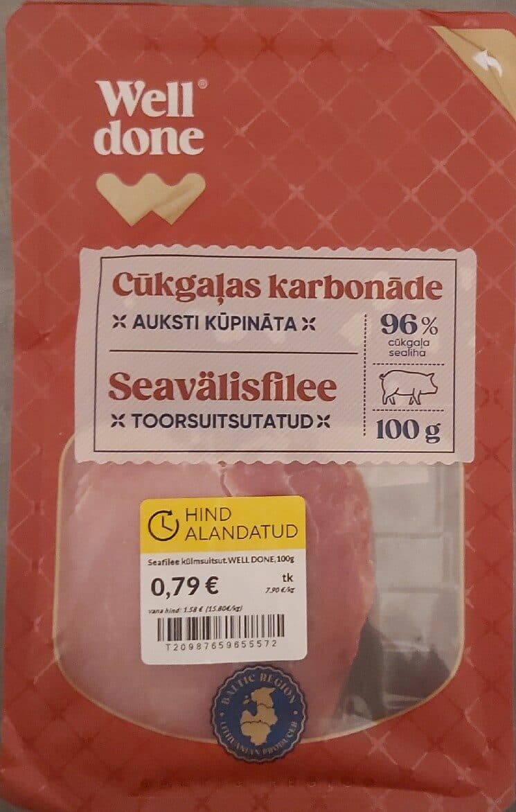 Well Done Seavälisfilee Toorsuitsutatudsink packshot