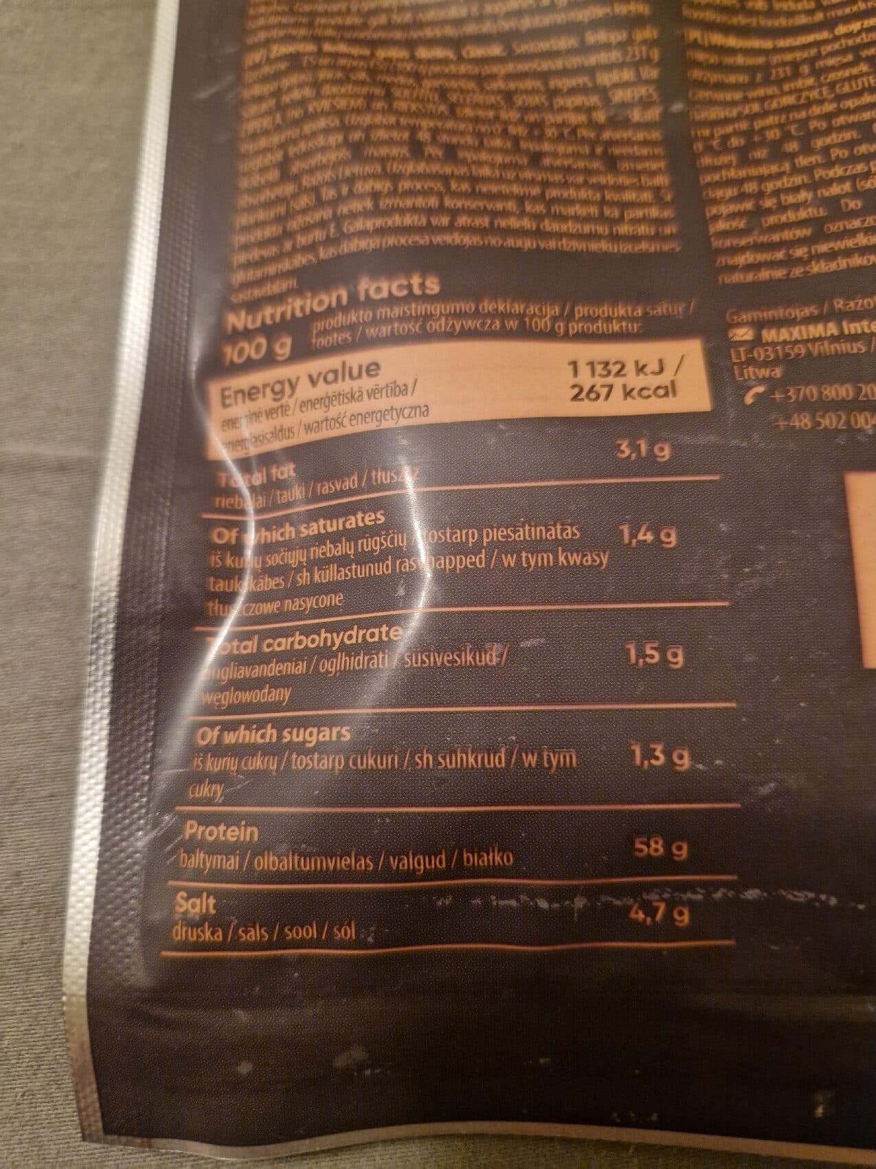 Well Done Beef Jerkey Classic packshot
