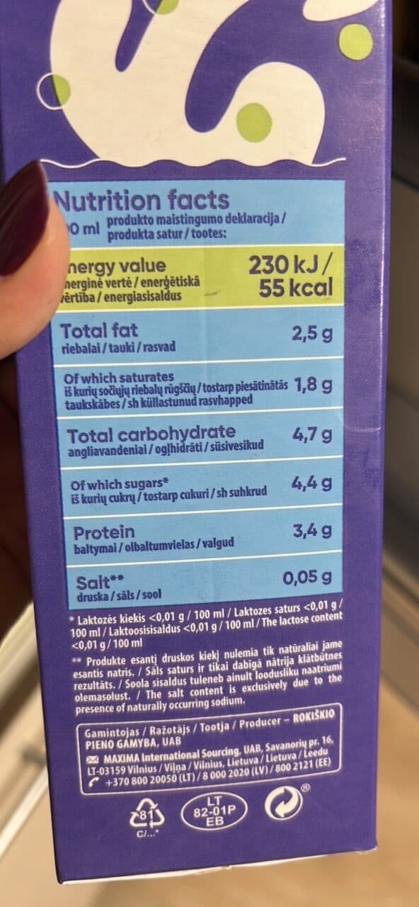 Well done Milk Lactose Free packshot