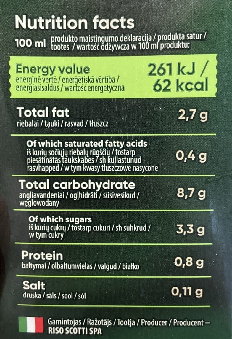 Well done organic oat drink packshot
