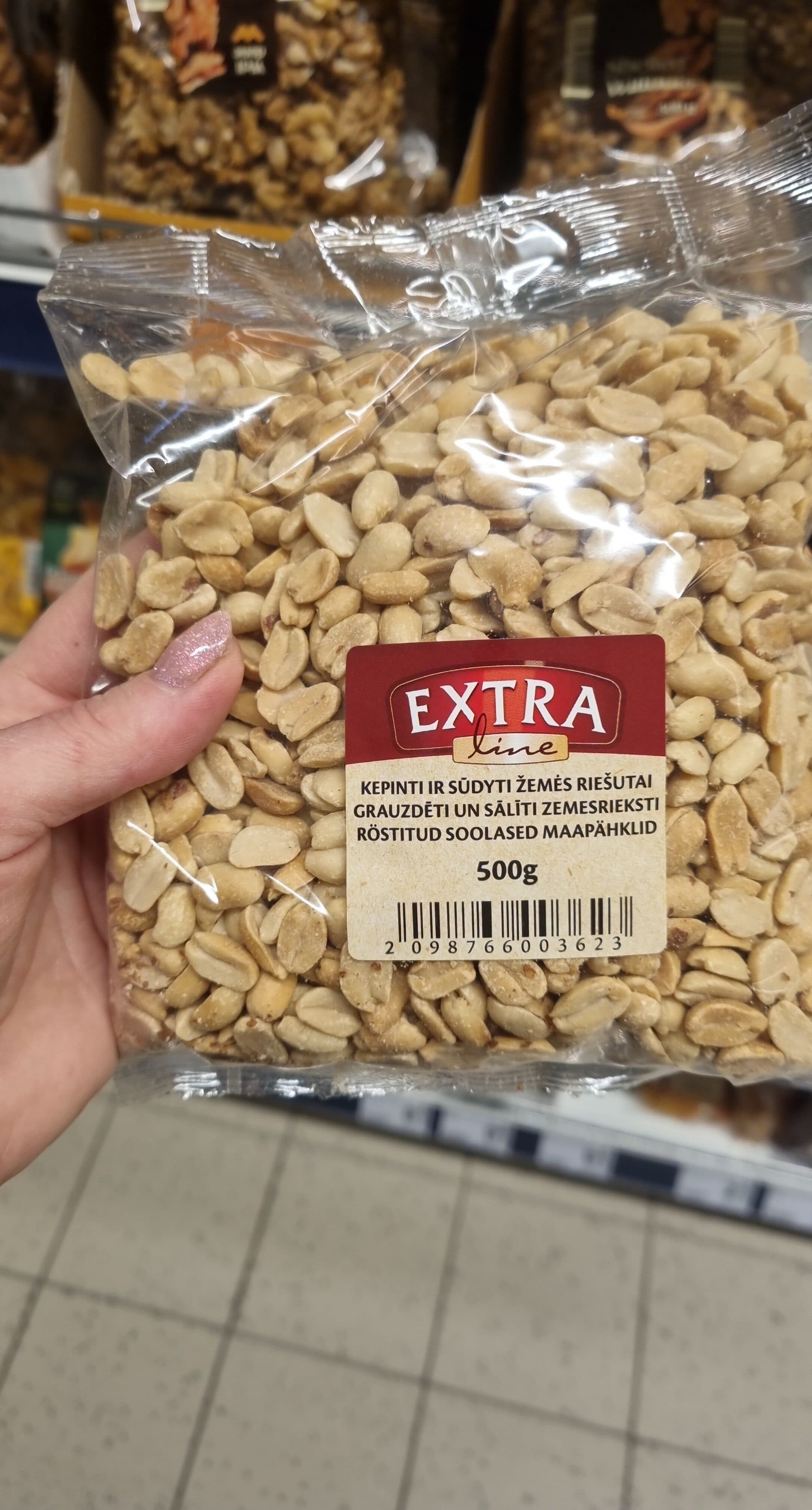 žemės riešutai extra line packshot