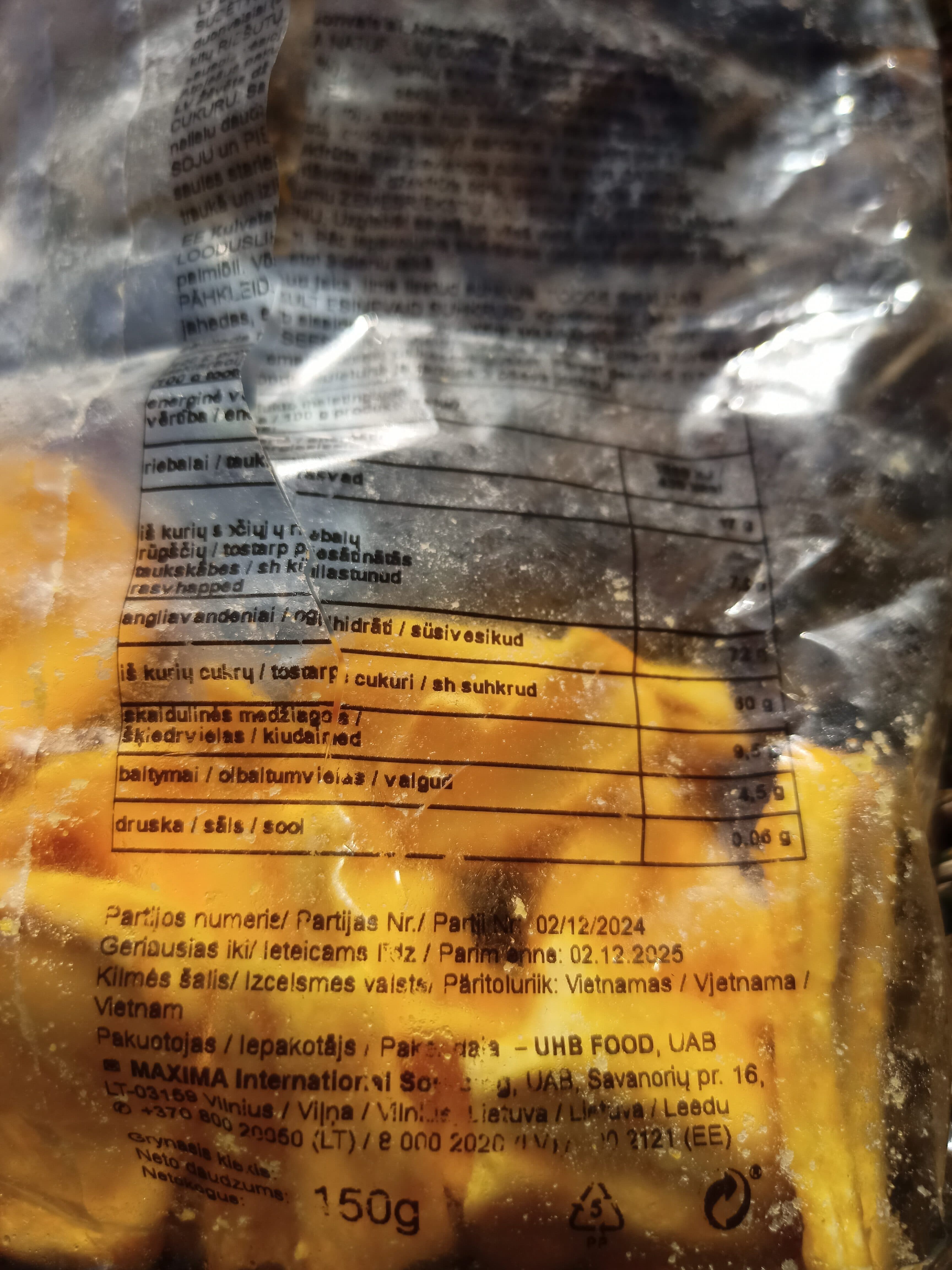 Open Food Facts duonvaisiai packshot