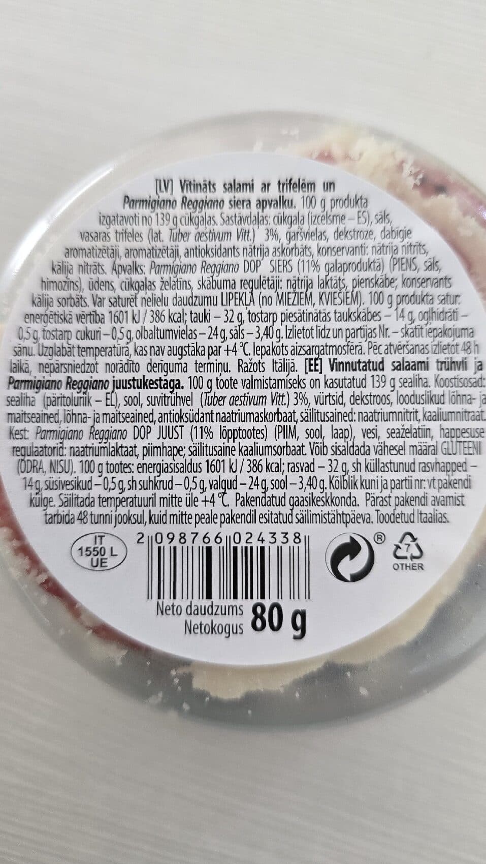 Well Done Salame Tartufo packshot