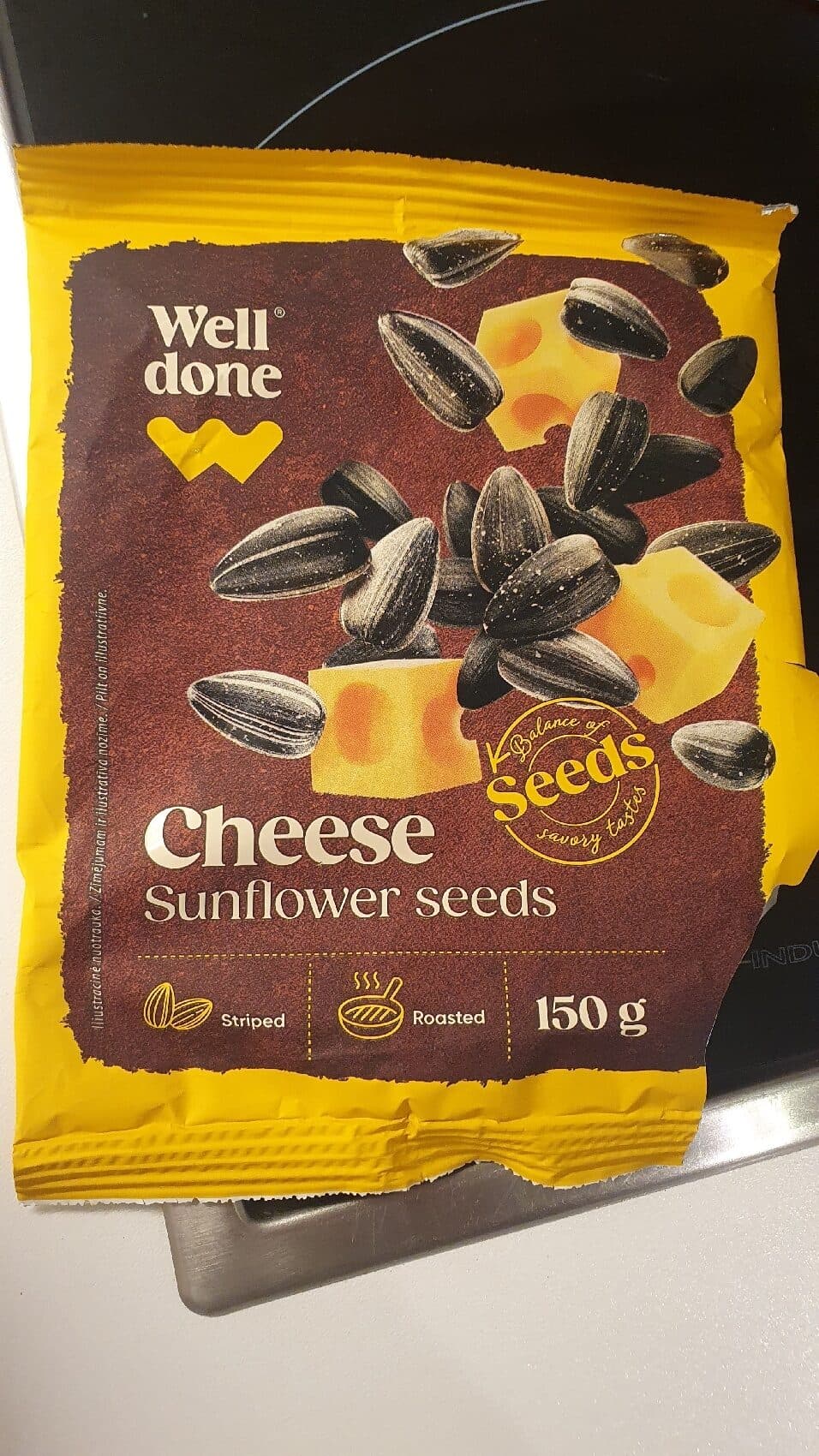 Well Done Kepintos Saulėgrąžos Sūrio Skonio packshot