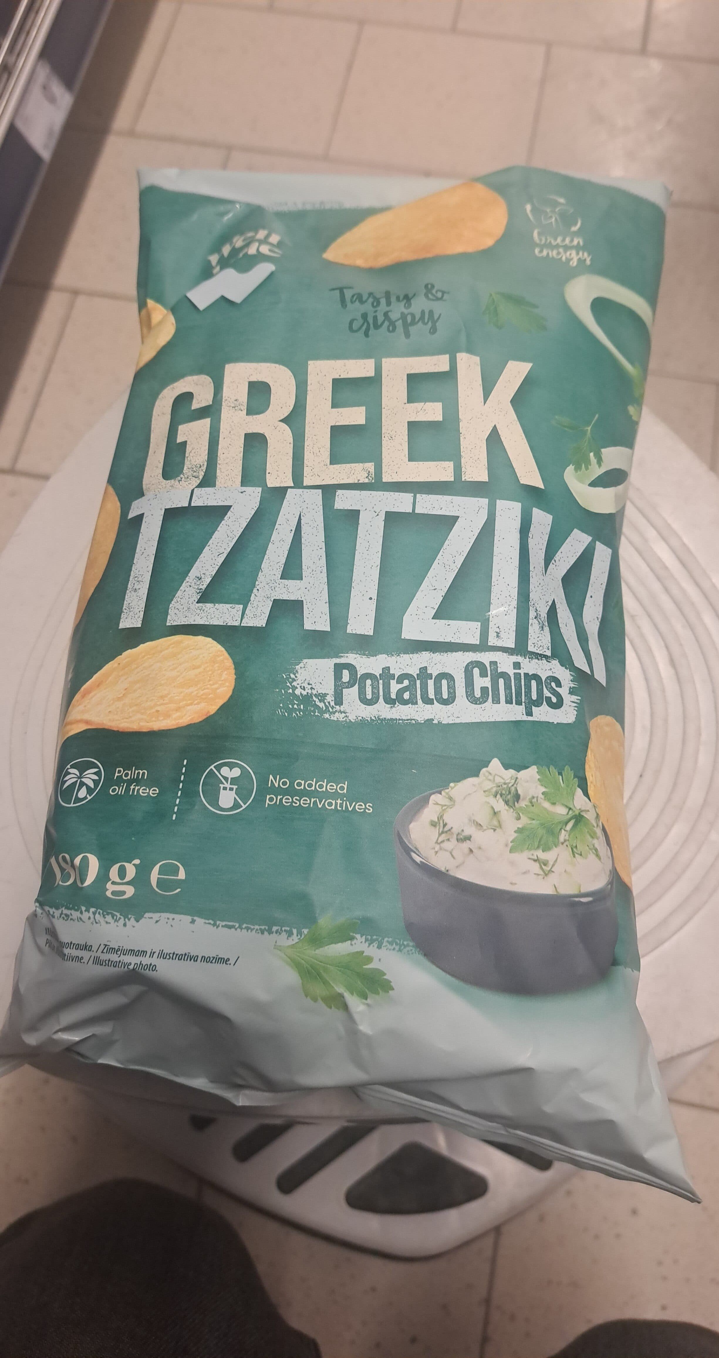 Weel Done Greek Tzatziki Chip packshot