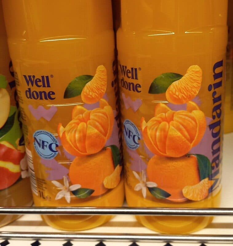 Well Done Mandarin Juice packshot