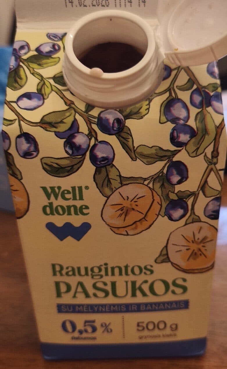 Well Done Pasukos (Mėlynės, Bananai) packshot