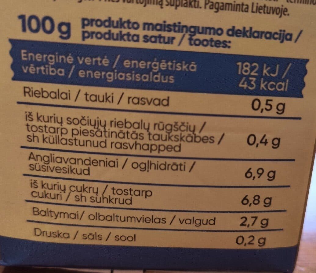 Well Done Pasukos (Mėlynės, Bananai) packshot