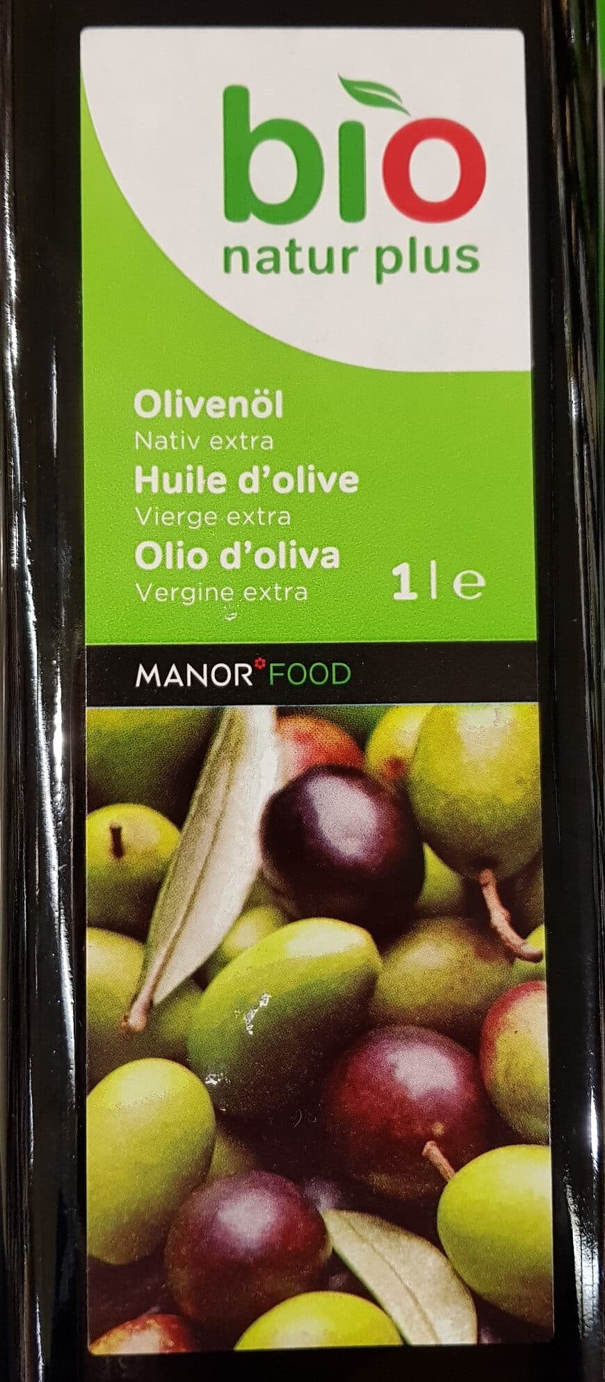 Manor Huile olive bio natur plus packshot