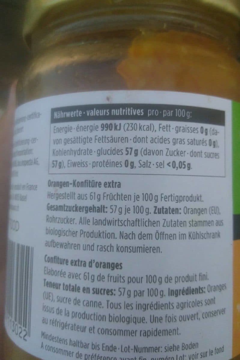 Open Food Facts Confiture d'oranges packshot