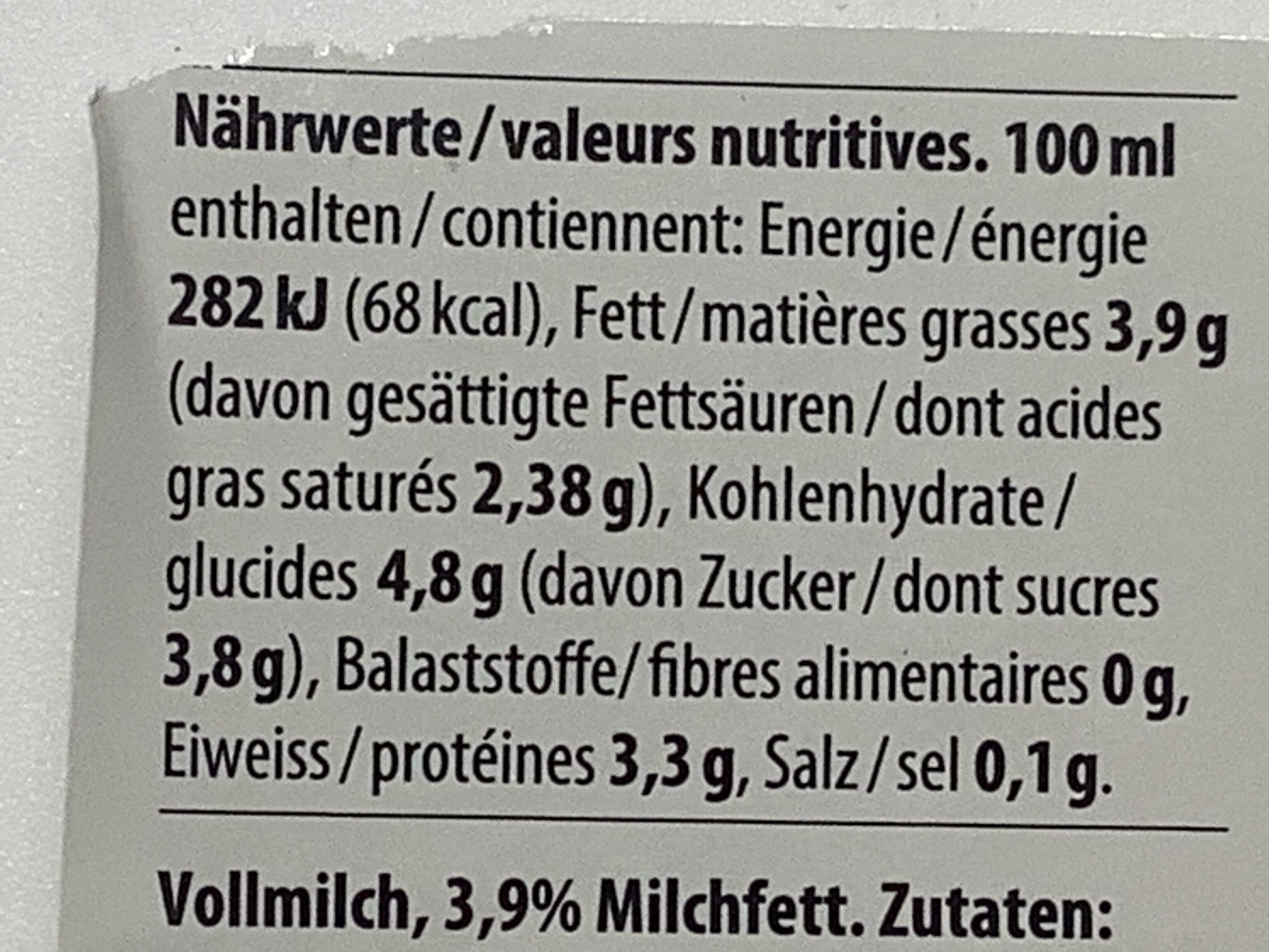 Manor Lait entier bio packshot