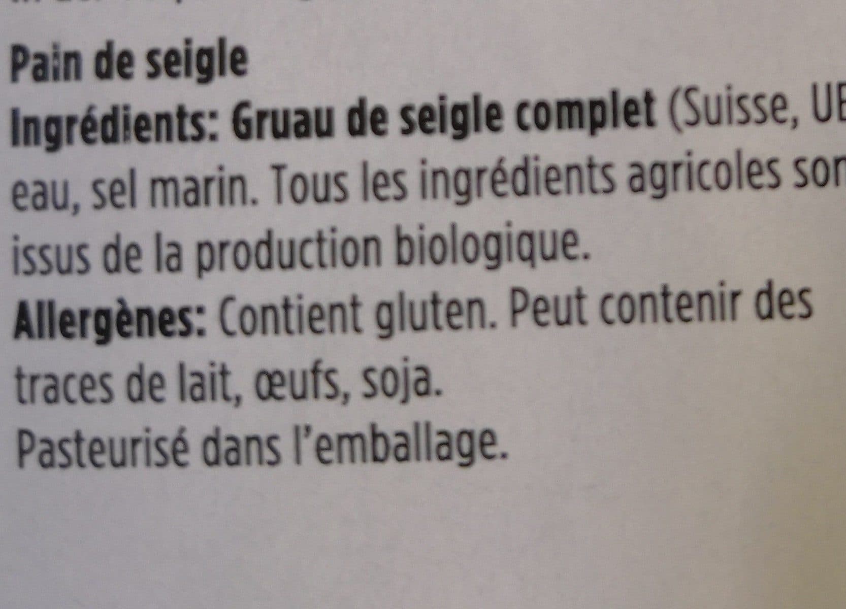 Open Food Facts Pumpernickel packshot
