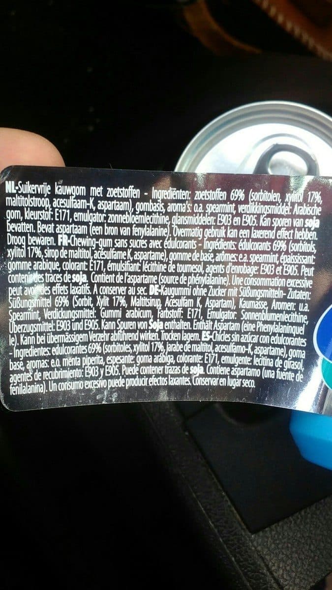 Open Food Facts chewing-gum packshot