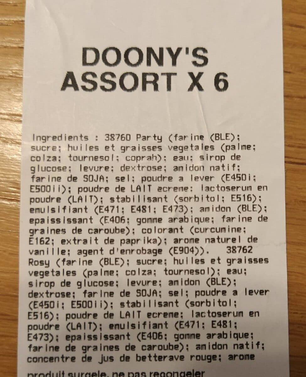 Open Food Facts Doony's packshot