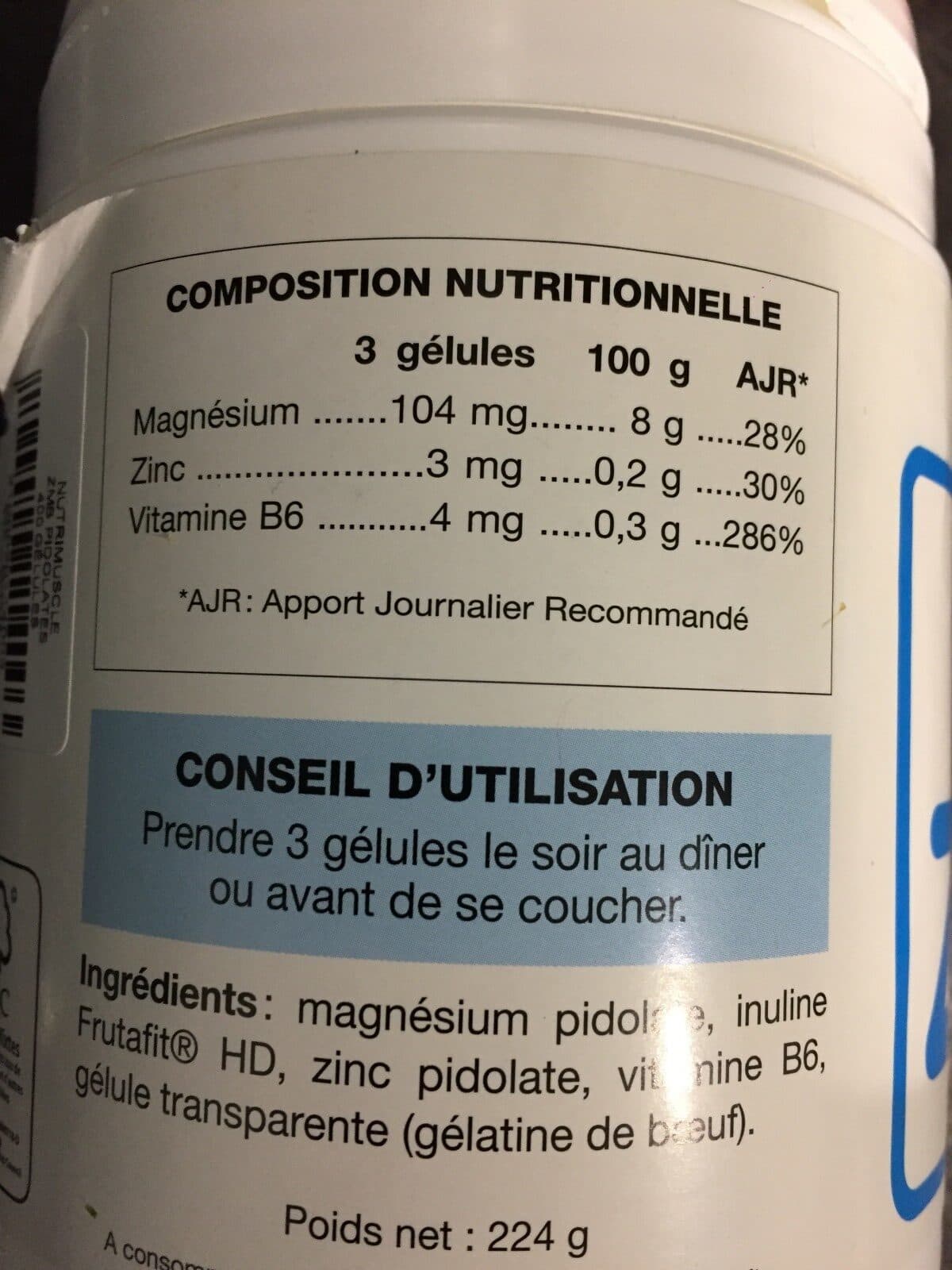 Nutrimuscle ZMB packshot