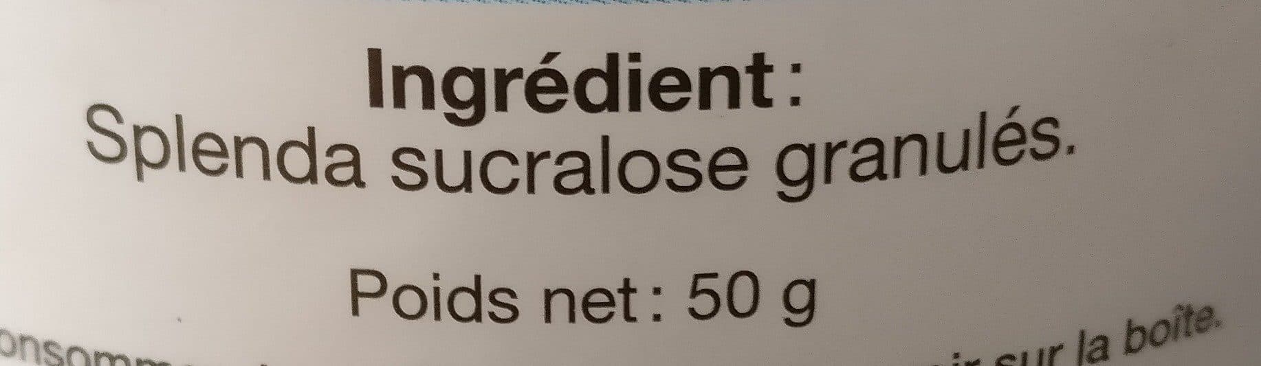 Nutrimuscle Sucralose packshot