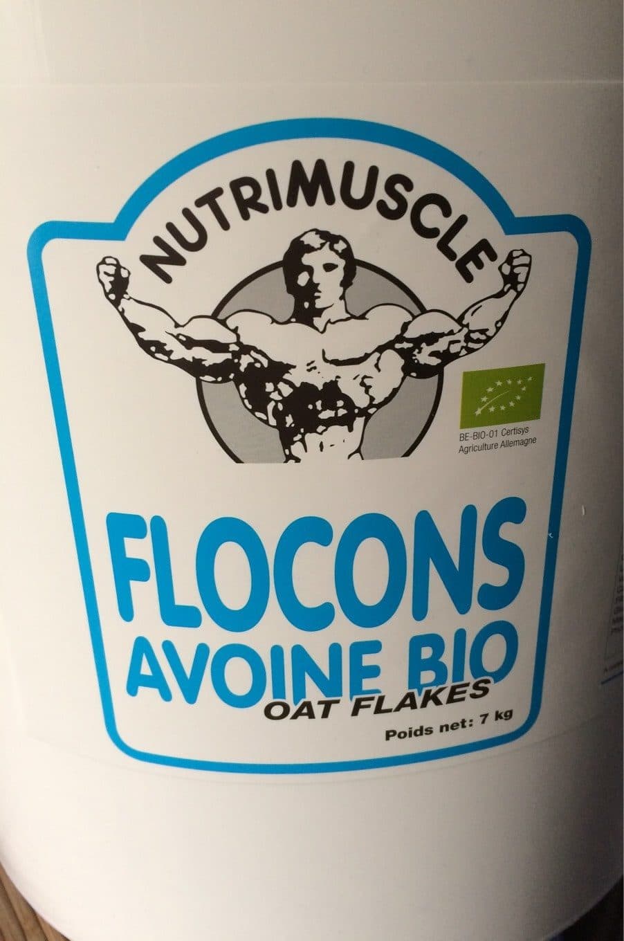 Nutrimuscle Flocons d'avoine bio packshot