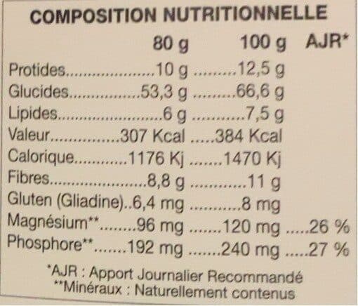 Nutrimuscle Flocons d'avoine bio packshot