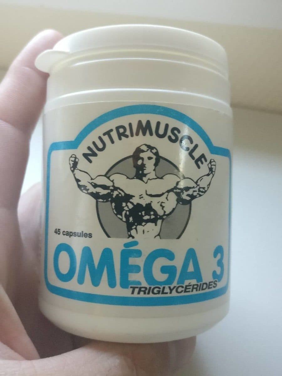 Nutrimuscle Omega 3 triglycérides packshot