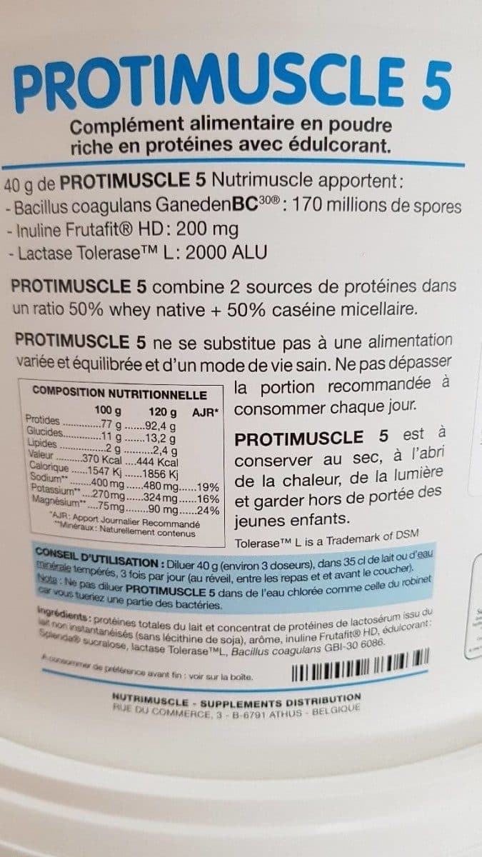 Nutrimuscle PROTIMUSCLE 5 packshot
