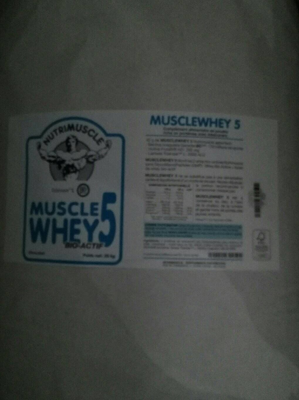 Nutrimuscle Muscle Whey 5 packshot
