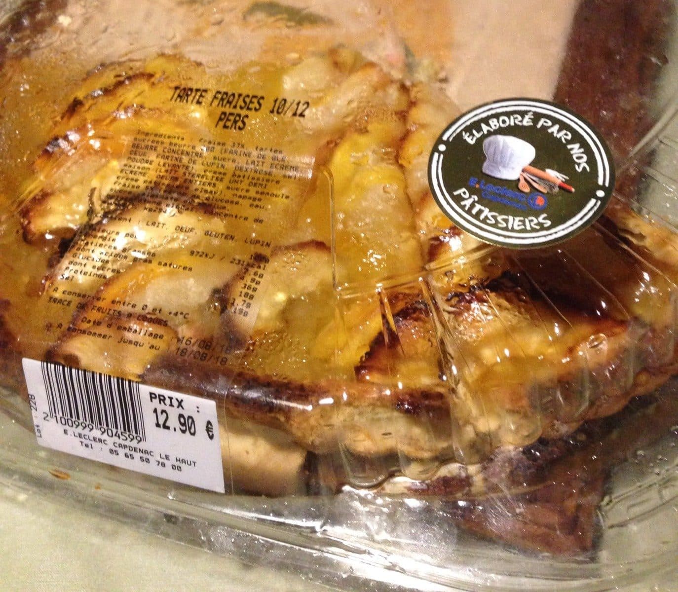 Open Food Facts Tarte aux fraises packshot