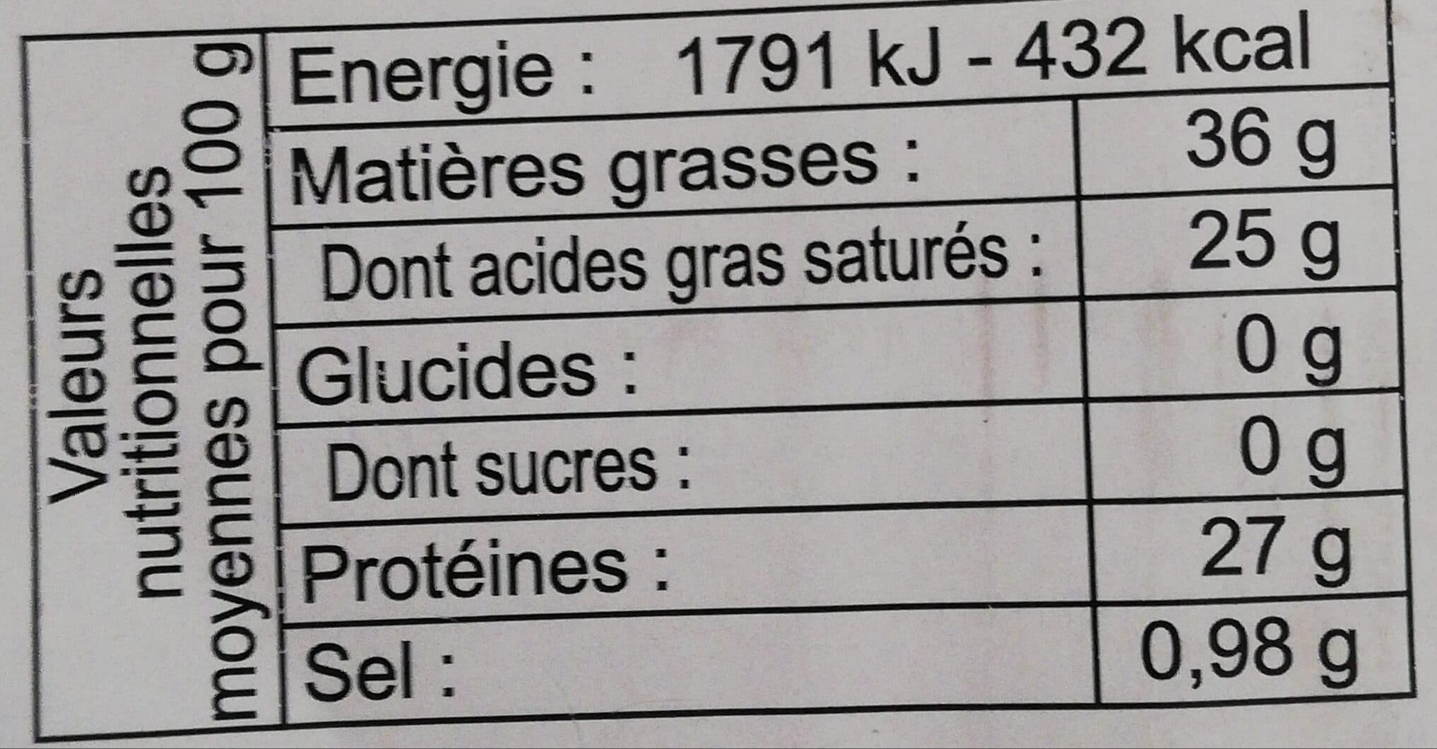 La Vie Claire Comté packshot