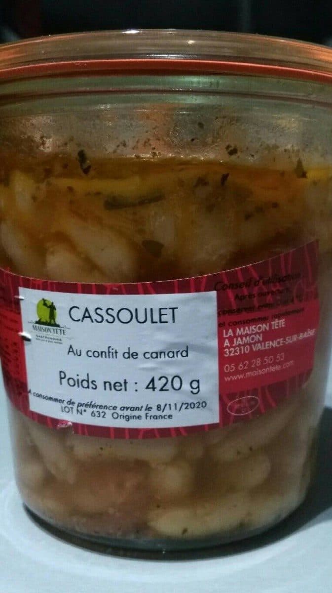 Open Food Facts Cassoulet au confit de canard packshot