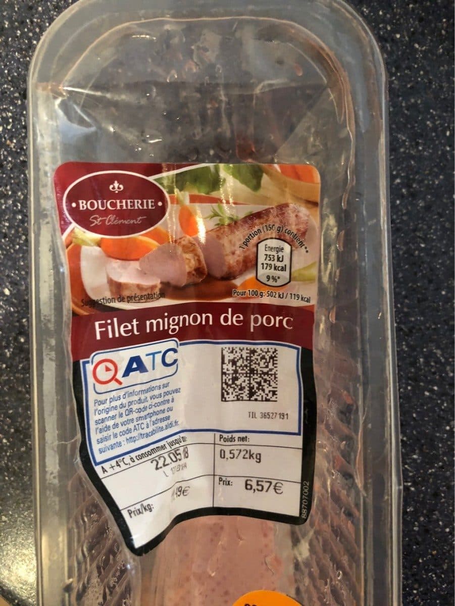 Boucherie St Clément Filet mignon de porc packshot