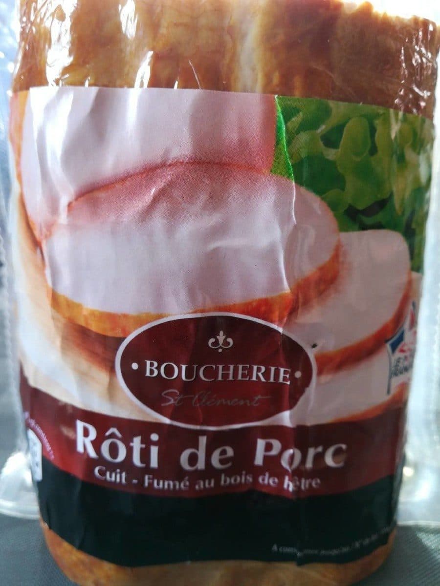 Boucherie St Clément Rôti de porc cuit fumé packshot