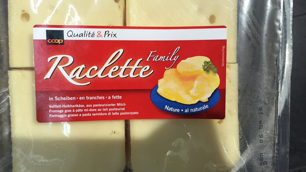 COOP Qualité & Prix - Raclette Family Nature en tranches packshot