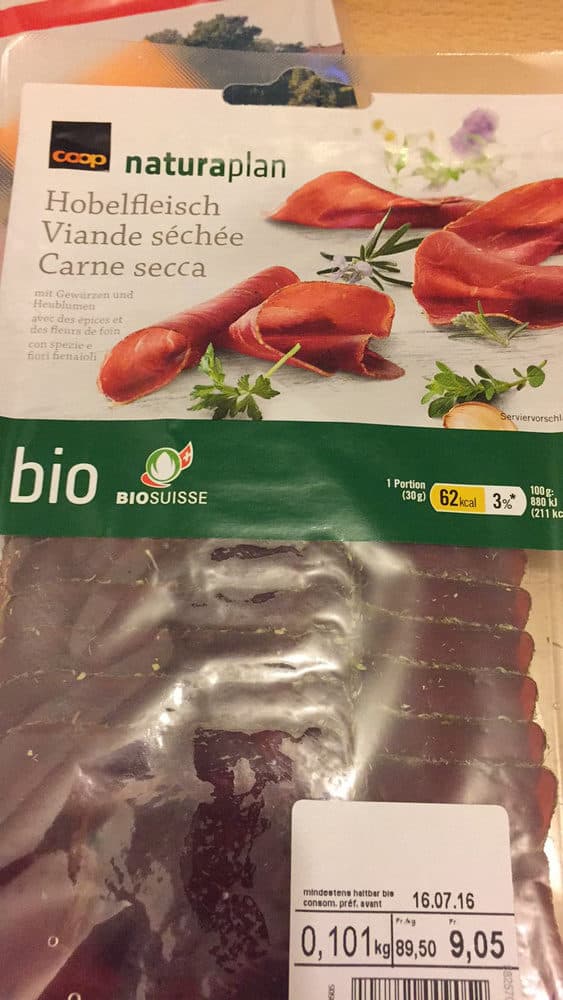 Naturaplan Viande séchée avec des épices et des fleurs de foin packshot