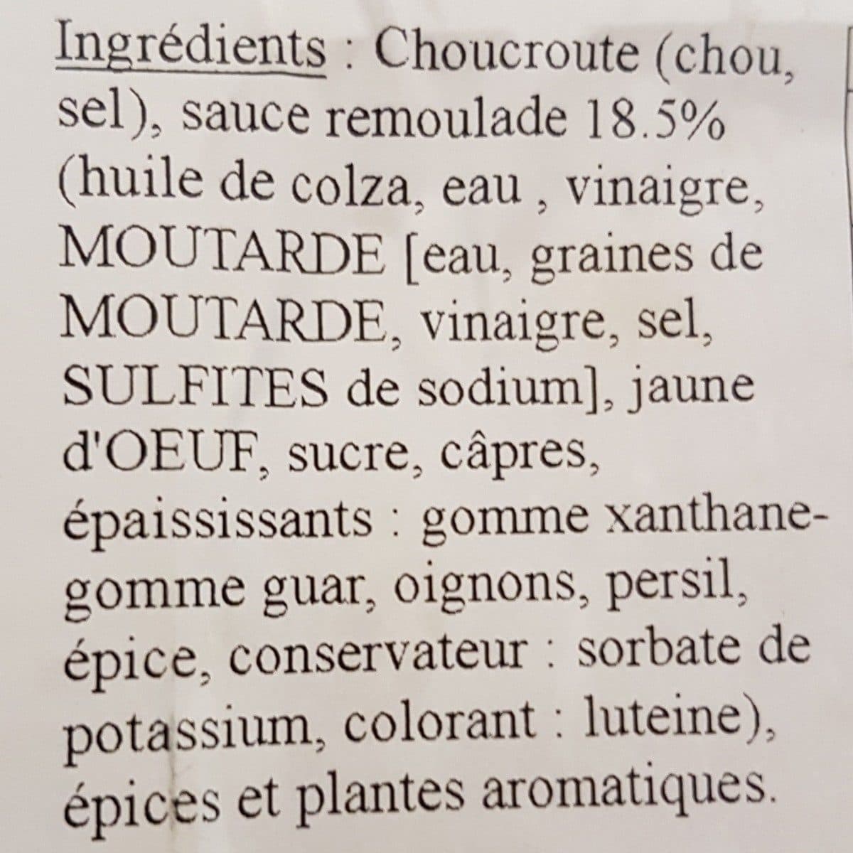 Kritsen Salade de choucroute d'Alsace packshot