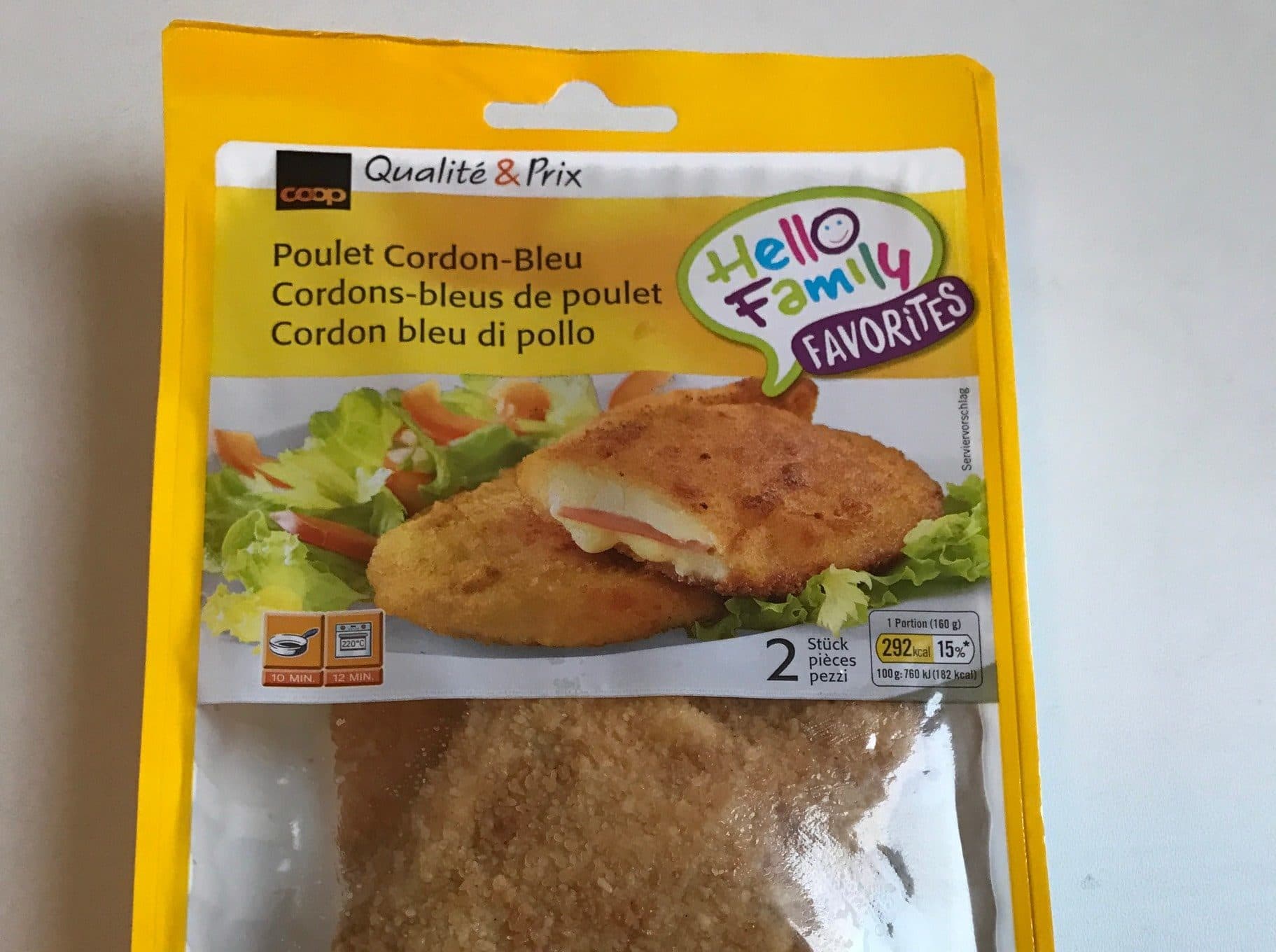 Coop Cordon-bleu de poulet packshot