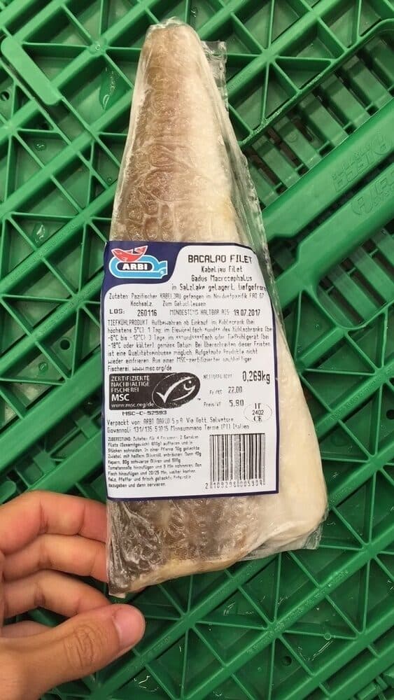 Open Food Facts Arbi Bacalao Filet packshot