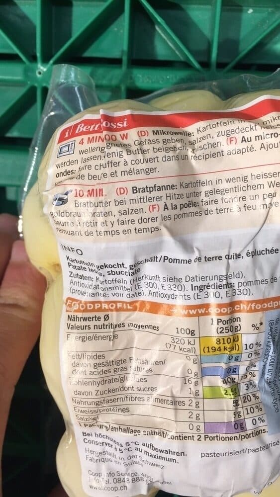 Coop let's cook! Pommes de terre packshot