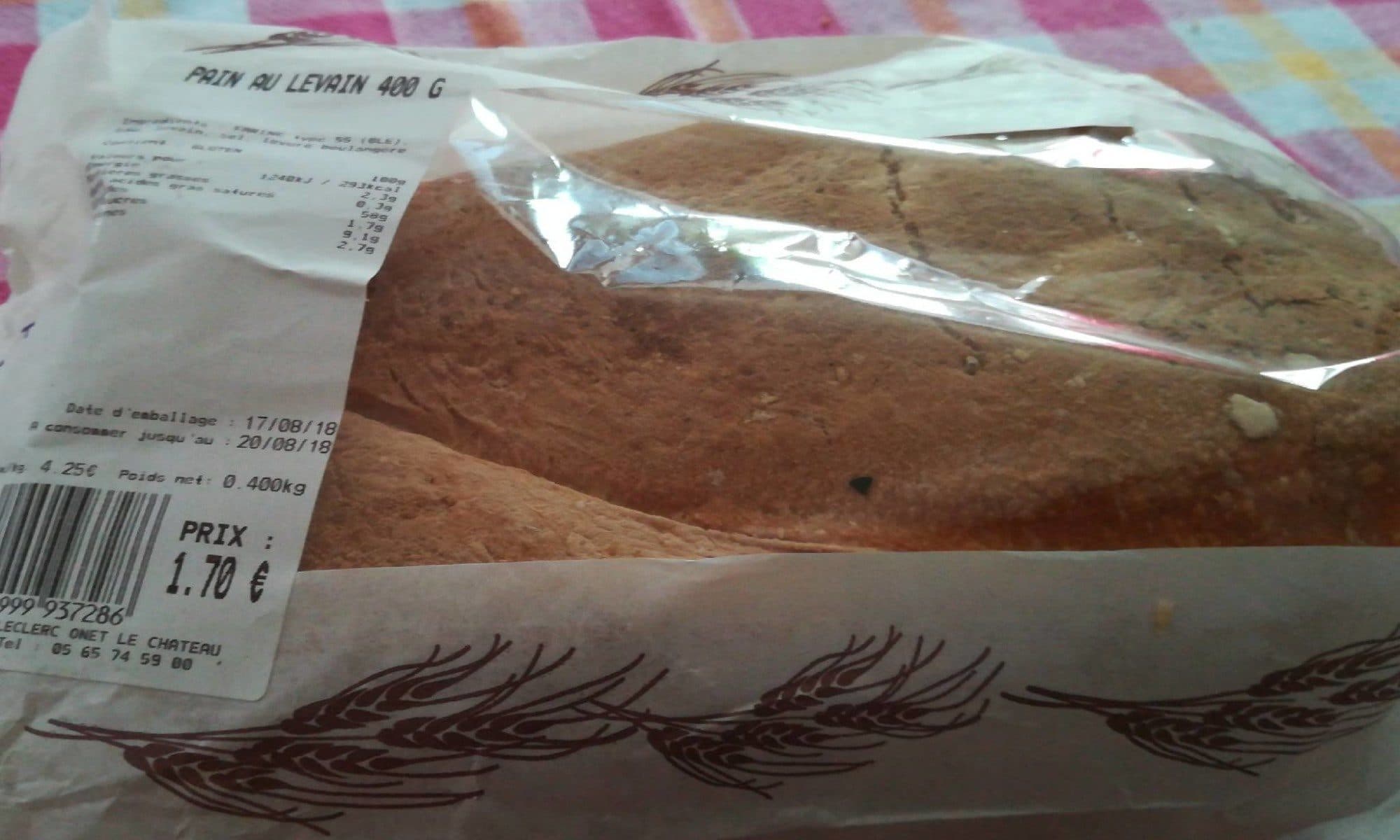 Open Food Facts Pain au levain 400g packshot