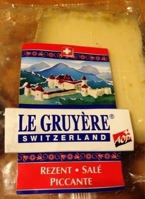 Le Gruyère Switzerland Gruyère packshot