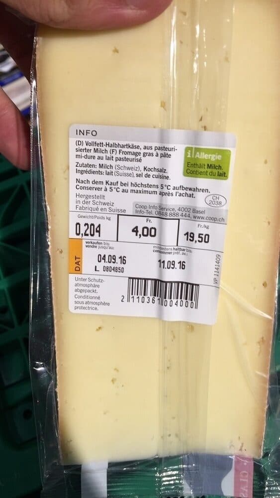 Open Food Facts FROMAGE GRAS A PATE MI-DURE AU LAIT PASTEURISE packshot