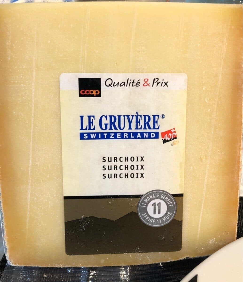 Coop Gruyere surchoix packshot