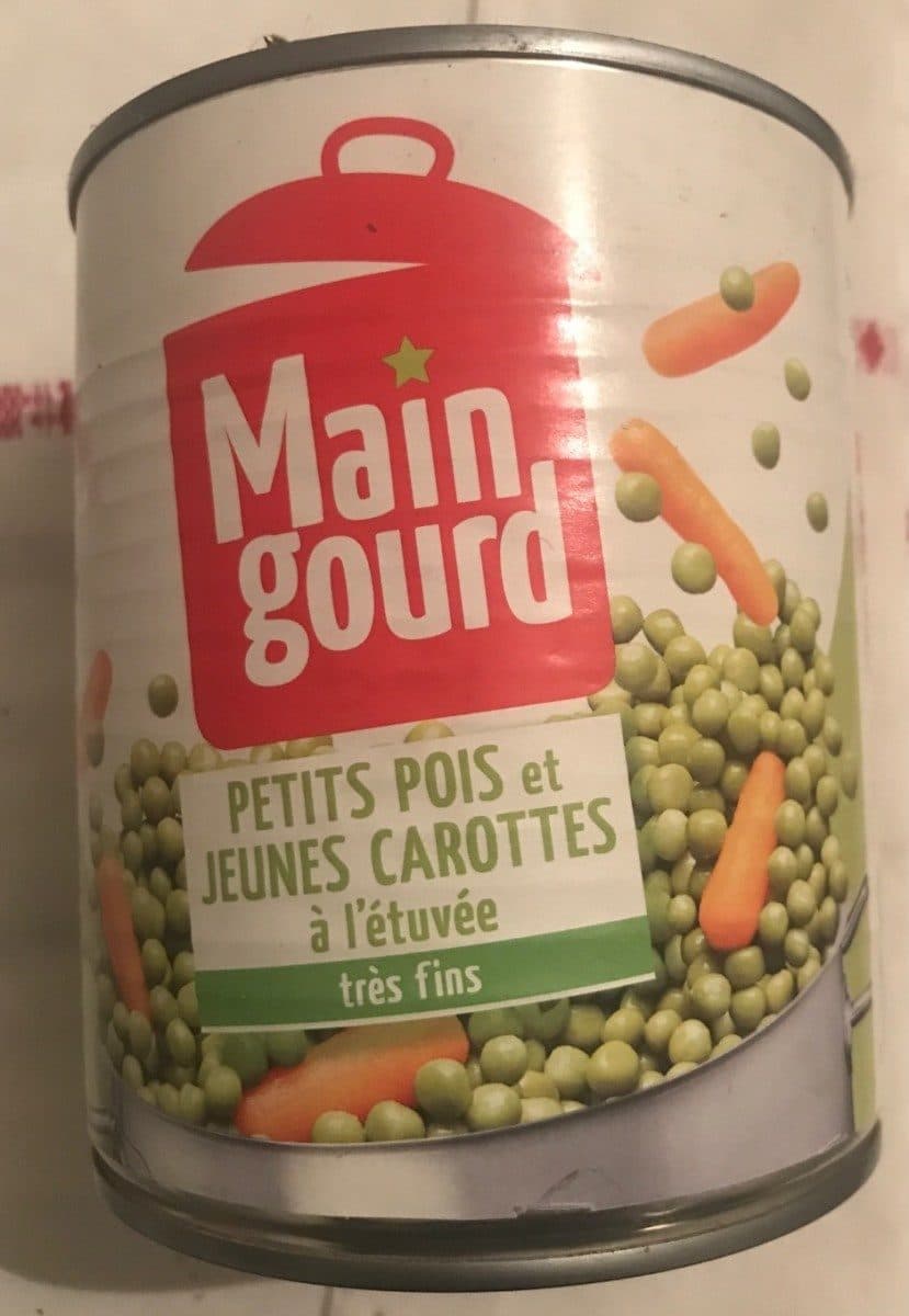 Open Food Facts Petits pois et jeunes carottes à l'étuvée packshot