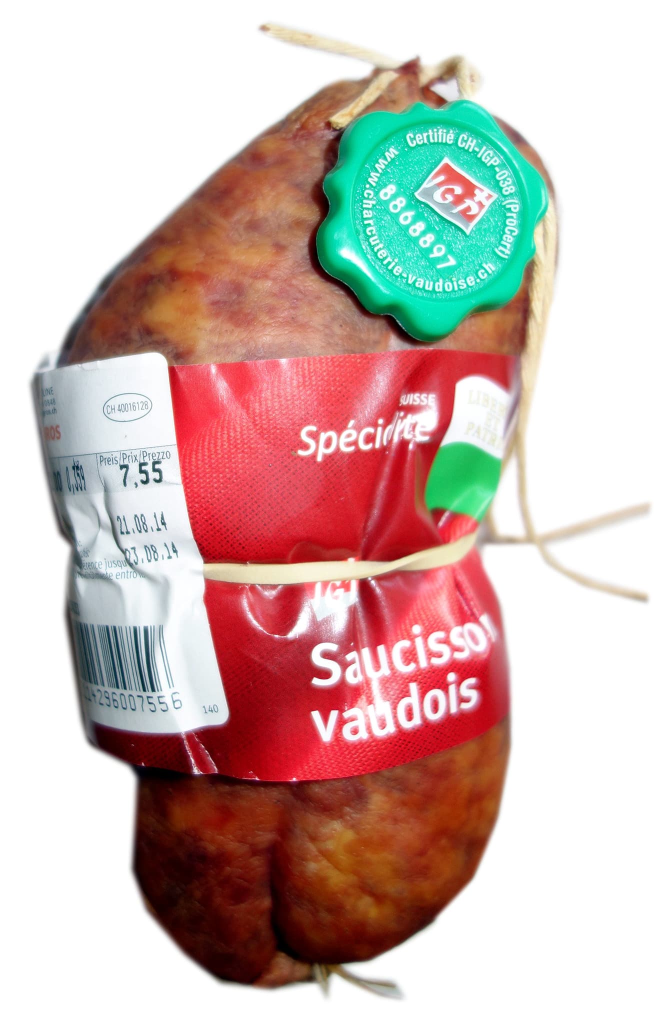 Migros Saucisson vaudois packshot