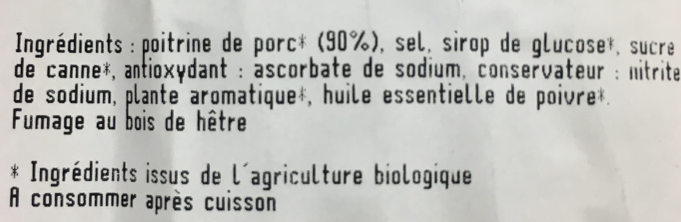 La Vie Claire Poitrine Fumée packshot