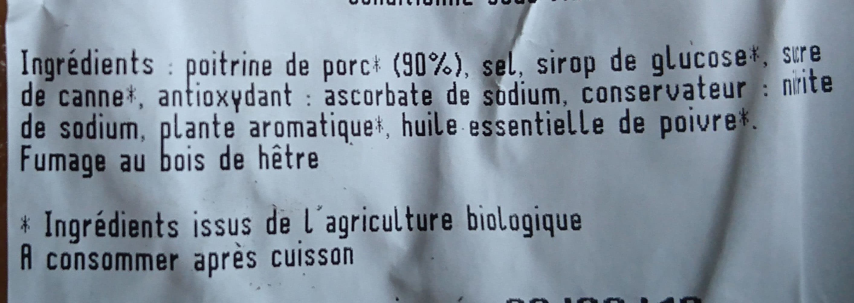 La Vie Claire Poitrine fumée au bois de hêtre packshot
