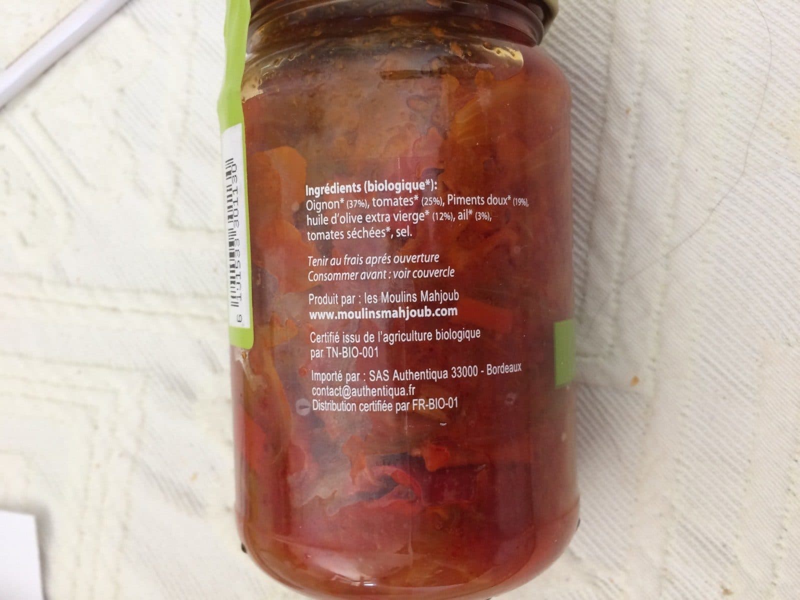 Open Food Facts Piperade du soleil packshot