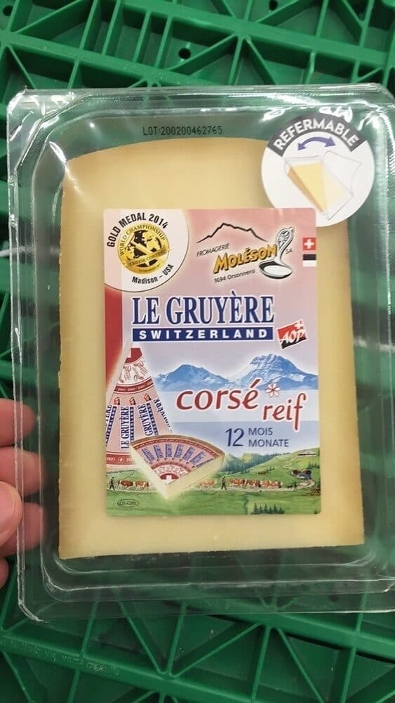 Open Food Facts LE GRUYÈRE SWITZERLAND corsé reif packshot
