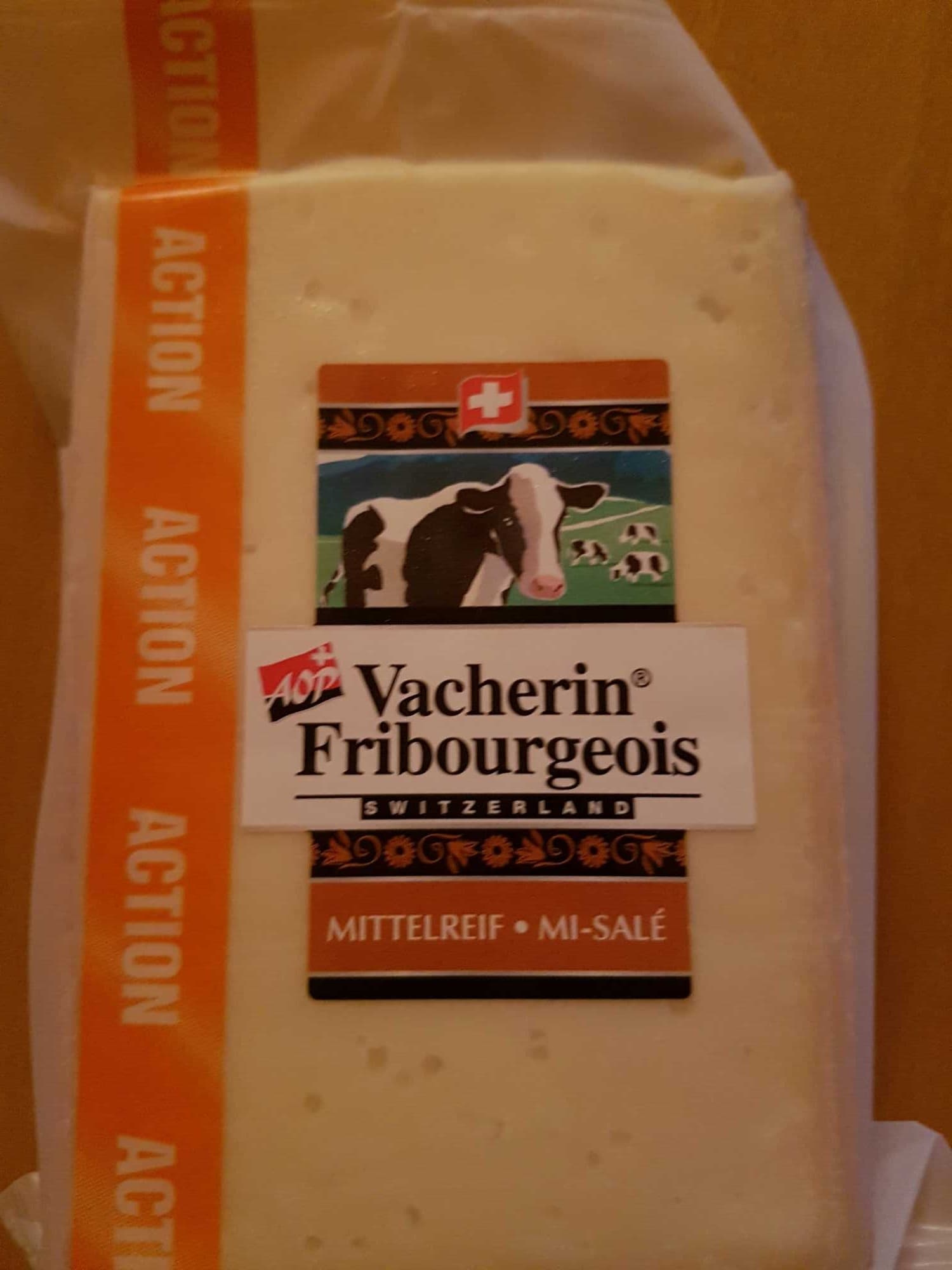 Open Food Facts Vacherin fribourgeois mi-salé packshot