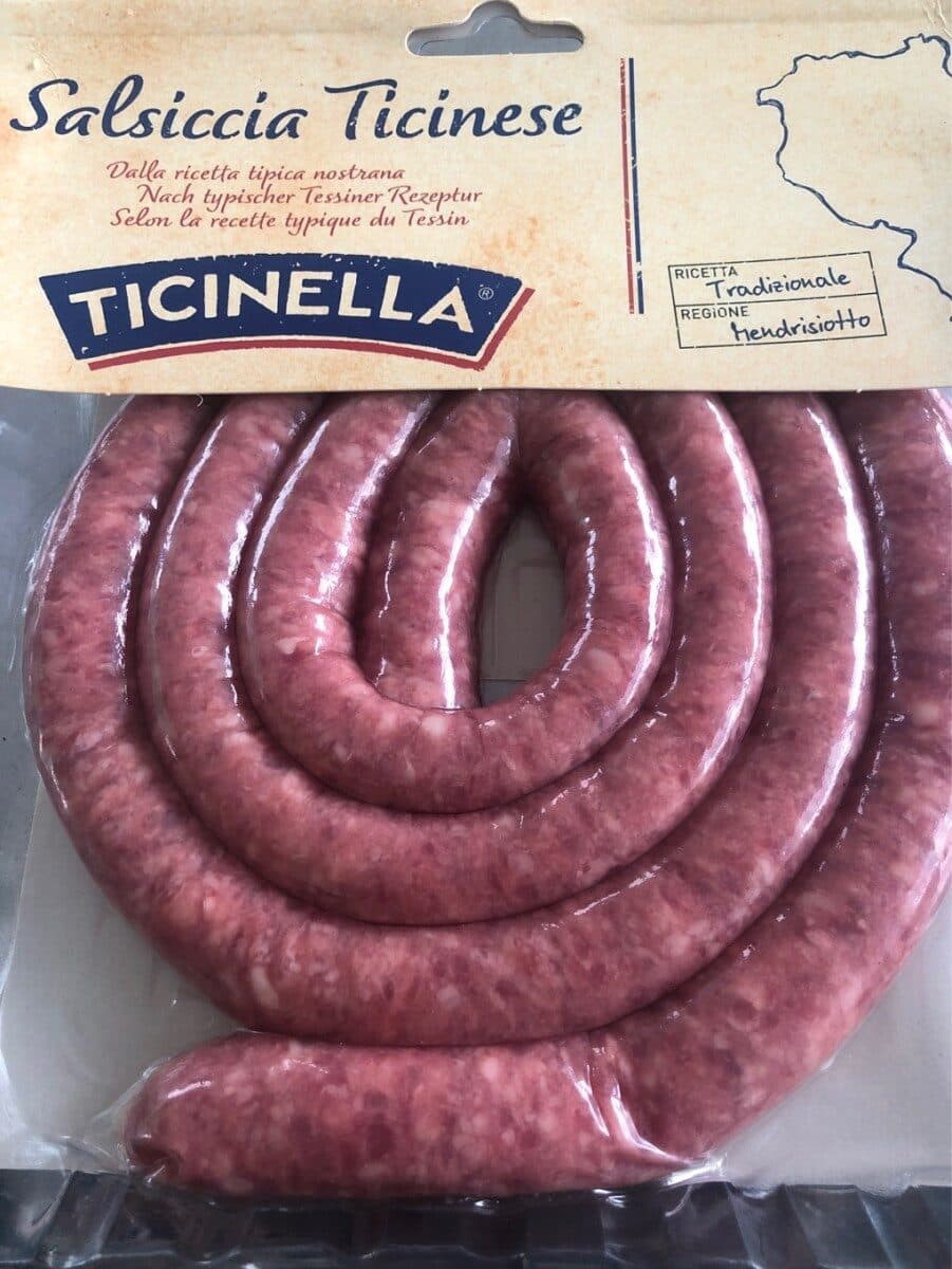 Ticinella Salsiccia Ticinese packshot